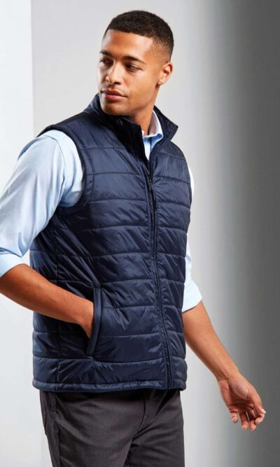 MEN'S 'RECYCLIGHT' PADDED GILET - Image 3