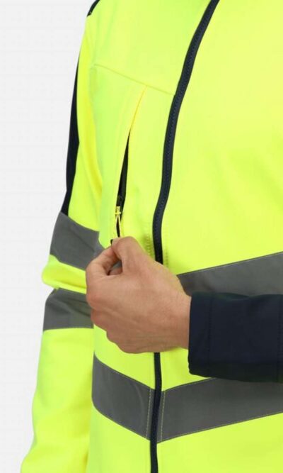 HI-VIS PRO 3 LAYER SOFTSHELL - Image 8