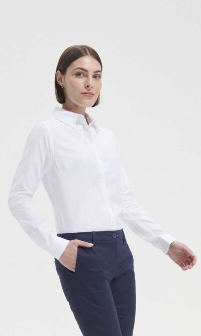 SOL'S BRODY WOMEN - HERRINGBONE SHIRT - Image 2