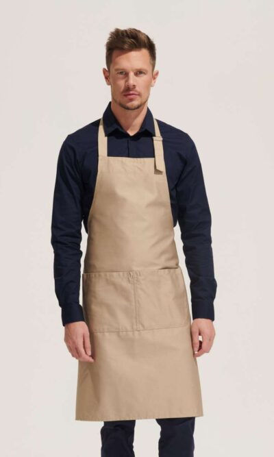 SOL'S GALA - LONG APRON WITH POCKETS - Image 1