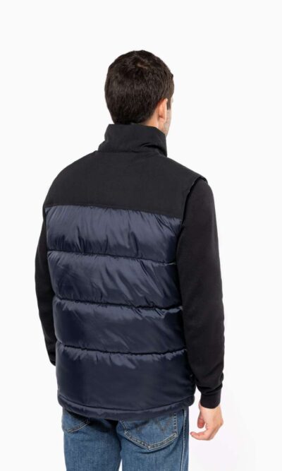 UNISEX BI-TONE PADDED BODYWARMER - Image 7