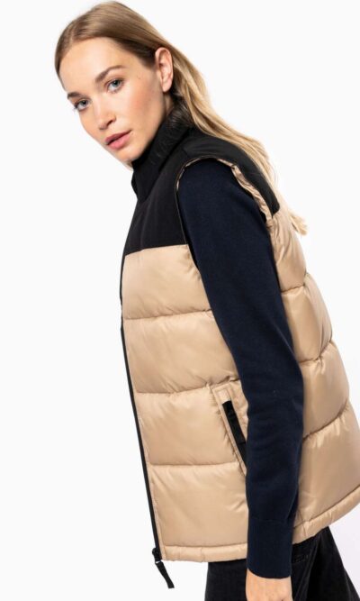 UNISEX BI-TONE PADDED BODYWARMER - Image 9